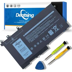 11.4V 51Wh 93FTF Laptop Battery Replacement For Dell Precision 15 3520 Latitude E5480 E5580 E5590 5280 Series Notebook D4CMT