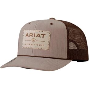 ARIAT Mens FlexFit 110 Cap - Suede Patch, Tan