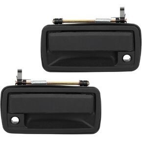 ECCPP Exterior Door Handles 1994-2004 for Chevy S10 and Standard Cab Outer Replacement Front Driver Left Passenger Right Door Handles 2pcs Black 15202911