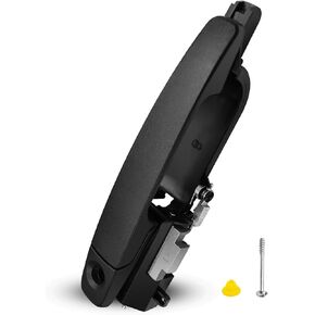 Driver Side Outside Door Handle Exterior with Bracket Fit for Ford Focus 2008 2009 2010 2011, Replace 8S4Z-5422404-AA, 8S4Z-54218A14-AA, 8S4Z-5426685-B, Black