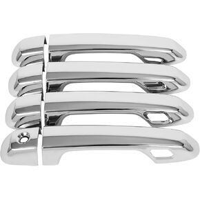 OCPTY 4PCS Door Handle Covers for 2010-2022 for Lexus GX460 Exterior Driver Side & Passenger Side Car Door Handle Covers Trim Kit Chrome