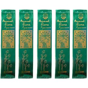 Anand Flora Fluxo Incense - 5 Packs, 25 Grams per Pack