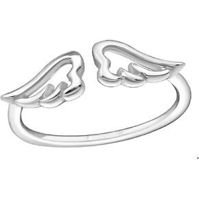 .925 Sterling-Silver Midi Ring, Mid Finger Ring (Hypoallergenic)