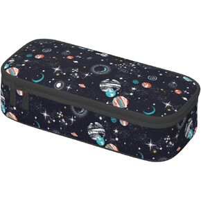 Pencil Case Cute Yellow Rubber Duck Pouch Bag Pen Bag Holder, Big Capacity Oxford Pencil Pen Marker Case Pouch Cosmetic Makeup Bag for School Office Student Girl Boy