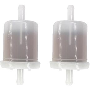 AISEN Pack of 2 5/16" Clear Plastic in-Line Fuel Filter for Kubota G2460 G2160 G1900 G1800 G1700 G2000 G3200 G4200 Gr2120 Gr2110 Gr2100 Gf1800