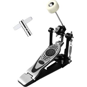 Double Bass Drum Pedal Kick Drum Pedal Double Chain Drive Adjustable Beater Head Pedals Drum Step On Hammer,Foot Percussion Hardware,Bass Pedal For Drum Set Bass Pedal Drum Accessories