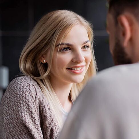 1/6 Carat - 1/2 Carat | 14K White Gold | IGI Certified Lab Grown Solitaire Diamond Stud Earrings | Oval Shape Prong Setting Friendly Diamonds Earrings in Saudi Arabia