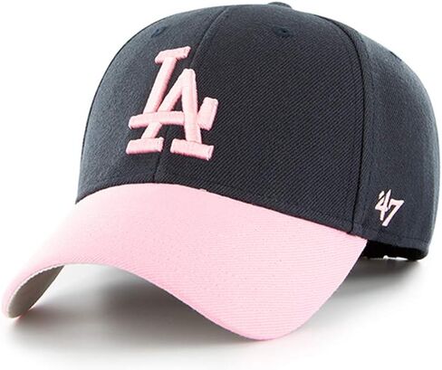 '47 Brand Los Angeles LA Dodgers MVP Hat Cap Navy/Pink in Saudi Arabia