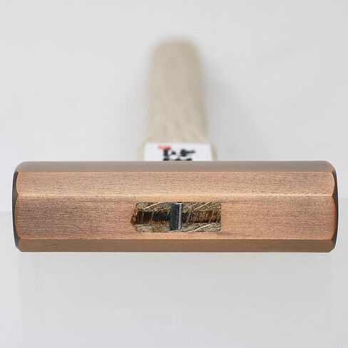 KAKURI Chisel Hammer GENNO 4 oz (115g) Japanese Woodworking Carpenter Hammer for Chisel, Plane, Nail, Heavy Duty Japanese Carbon Steel, Bronze Plated Octagonal Head, Wood Handle, Made in JAPAN in Saudi Arabia