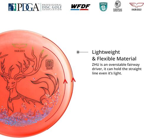 Yikun Professional Disc Golf Driver|Floating Disk Fairway Driver|150-160g| Perfect for Outdoor Games and Competition[Dics Shade Color May Vary] in Kuwait