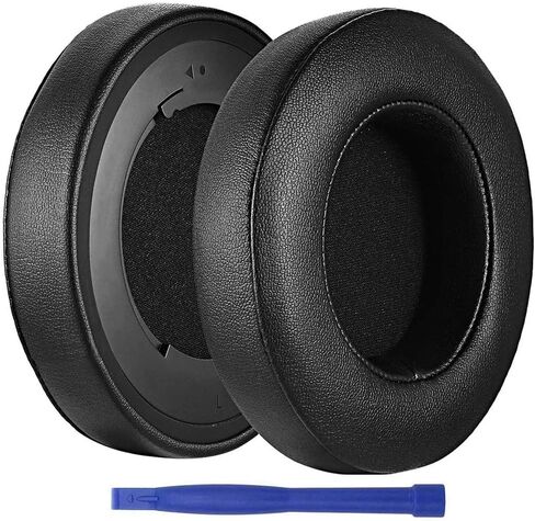 Replacement Ear Pads for Razer Kraken Pro V2, Kraken 7.1 V2 Headphones Protein Leather Earpads Ear Cushion Cups Headset Ear Cover Repair Parts - Black in Kuwait