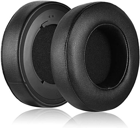Replacement Ear Pads for Razer Kraken Pro V2, Kraken 7.1 V2 Headphones Protein Leather Earpads Ear Cushion Cups Headset Ear Cover Repair Parts - Black in Kuwait