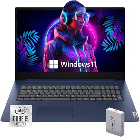 لاب توب لينوفو 17.3 بوصة، معالج انتل كور i5-10210U، ذاكرة الوصول العشوائي 36 جيجا، 2 تيرابايت اس اس دي، شاشة فل اتش دي اي بي اس مضادة للتوهج، قارئ بصمات الأصابع، نوع سي، قارئ بطاقات 4-1، واي فاي، ويندوز 11 هوم، ث/ حزمة WOWPC in Kuwait
