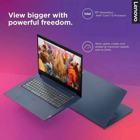 لاب توب لينوفو 17.3 بوصة، معالج انتل كور i5-10210U، ذاكرة الوصول العشوائي 36 جيجا، 2 تيرابايت اس اس دي، شاشة فل اتش دي اي بي اس مضادة للتوهج، قارئ بصمات الأصابع، نوع سي، قارئ بطاقات 4-1، واي فاي، ويندوز 11 هوم، ث/ حزمة WOWPC in Kuwait