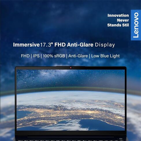 لاب توب لينوفو 17.3 بوصة، معالج انتل كور i5-10210U، ذاكرة الوصول العشوائي 36 جيجا، 2 تيرابايت اس اس دي، شاشة فل اتش دي اي بي اس مضادة للتوهج، قارئ بصمات الأصابع، نوع سي، قارئ بطاقات 4-1، واي فاي، ويندوز 11 هوم، ث/ حزمة WOWPC in Kuwait