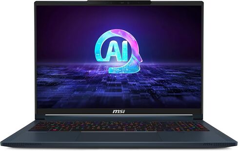 كمبيوتر محمول للألعاب MSI Stealth 16 AI Studio مقاس 16 بوصة 120 هرتز MiniLED: Intel Core Ultra 9، NVIDIA Geforce RTX 4090، 64 جيجابايت DDR5، 2 تيرابايت NVMe SSD، Thunderbolt 4، Cooler Boost Trinity+، Win 11 PRO: Star Blue A1VIG-026US in Saudi Arabia