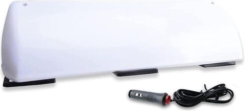 19 بوصة LED فارغة سيارة أجرة علامة، 5 واط 12 فولت مغناطيس قوي سقف السيارة العلوي ضوء ل Worklight الضوء الأبيض DIY علامة سيارة أجرة مصباح الإعلان ضوء in Saudi Arabia