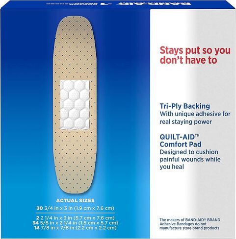 شرائط BAND-AID الشفافة متنوعة 80 قطعة (عبوة من قطعتين) in Saudi Arabia