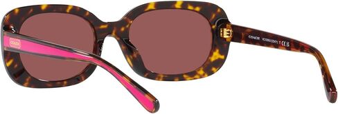 Coach Women's Hc8358f Low Bridge Fit Oval Sunglasses in Saudi Arabia