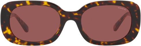 Coach Women's Hc8358f Low Bridge Fit Oval Sunglasses in Saudi Arabia