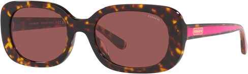 Coach Women's Hc8358f Low Bridge Fit Oval Sunglasses in Saudi Arabia