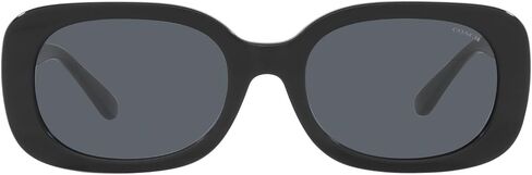 Coach Women's Hc8358f Low Bridge Fit Oval Sunglasses in Saudi Arabia