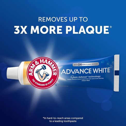 Arm & Hammer Advance White Extreme Whitening Toothpaste - 6 Oz (170 g) Pack of 4 in Saudi Arabia
