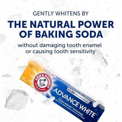 Arm & Hammer Advance White Extreme Whitening Toothpaste - 6 Oz (170 g) Pack of 4 in Saudi Arabia