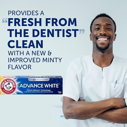 Arm & Hammer Advance White Extreme Whitening Toothpaste - 6 Oz (170 g) Pack of 4 in Saudi Arabia