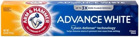Arm & Hammer Advance White Extreme Whitening Toothpaste - 6 Oz (170 g) Pack of 4 in Saudi Arabia