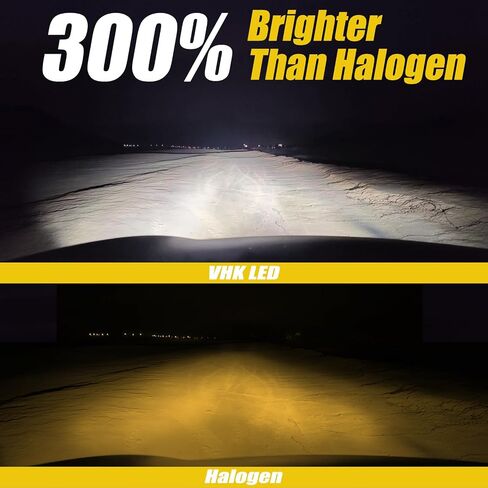 VHK 886 for Polaris Ranger 500 570 Midsize Full Size LED Headlight Bulbs, 4010253/4030048 / 4011066 Lights, 6000K Cool Bright White, Pack of 2 in Saudi Arabia