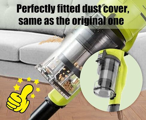 Replacement Gasket Compatible with Ryobi 18v Stick Vaccum Dust Bin Lid, Works for Models PCL720, PBLSV716, PBLSV717, Easy-to-Install Seal for Improved Dust Containment in Saudi Arabia
