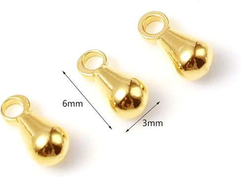 DoreenBeads 20Pcs Gold Filled Open Jump Rings-3mm Jump Rings for Necklace Bracelet Earrings Keychain Making DIY Craft Jewelry Findings in Saudi Arabia