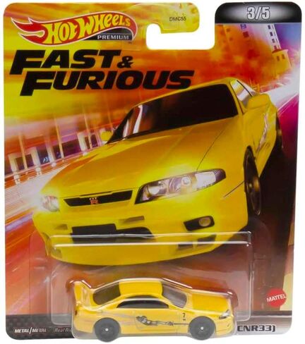 مجموعة Hot Wheels Retro Entertainment Collection، Nissan Skyline Gtr R33، ألعاب التلفزيون والفيديو، نسخ طبق الأصل مميزة للعب أو العرض، هدية لهواة الجمع in Saudi Arabia