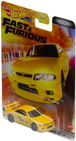 مجموعة Hot Wheels Retro Entertainment Collection، Nissan Skyline Gtr R33، ألعاب التلفزيون والفيديو، نسخ طبق الأصل مميزة للعب أو العرض، هدية لهواة الجمع in Saudi Arabia