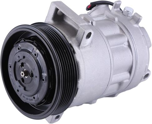 ضاغط مكيف الهواء 55111610AA مع قابض متوافق مع Je-ep Compass Patriot 2009-2017، عيار 2009-2012 AC Compressor L4 1.8L 2.0L 2.4L، استبدل 55111610AB،55111610AC،RL111610AB in Saudi Arabia