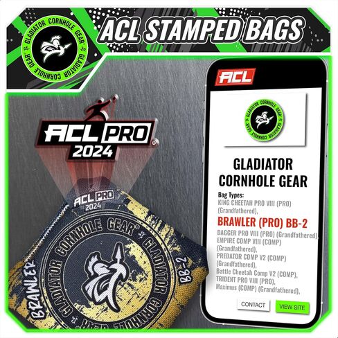 Gladiator Bags | Pro Cornhole Bags | ACL Cornhole Bags | Brawlers ACL-Pro in Saudi Arabia