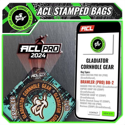 Gladiator Bags | Pro Cornhole Bags | ACL Cornhole Bags | Brawlers ACL-Pro in Saudi Arabia