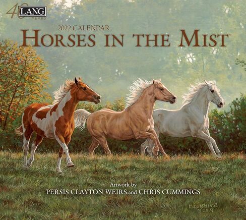 Lang Horses in The Mist 2022 Wall Calendar (22991001917) in Saudi Arabia