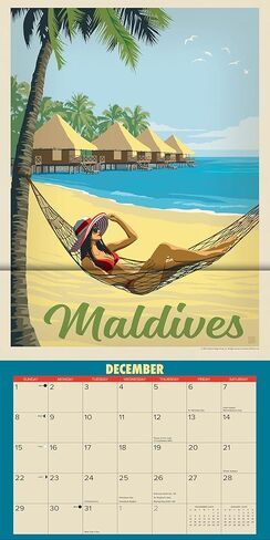 Willow Creek Press World Travel (ADG) Monthly 2024 Wall Calendar (12" x 12") in Saudi Arabia