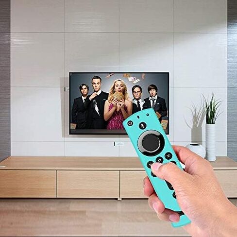 2 حزمة من حافظة جهاز التحكم عن بعد / غطاء لجهاز Fire TV Stick 4K، حامل سيليكون واقٍ خفيف الوزن ومضاد للانزلاق ومضاد للصدمات لمكعب تلفزيون النار / الجيل الثالث الجديد تمامًا من الجيل الثاني جهاز التحكم عن بعد الصوتي Alexa - تركواز، أخضر in Saudi Arabia
