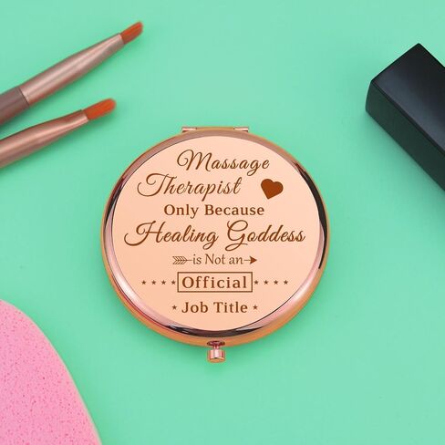 Physical Therapist Gifts PT Thank You Gifts Compact Makeup Mirror for PT Doctor Physical Therapy Appreciation Gift Physical Therapy Student Gifts Folding Makeup Mirror Birthday Retirement Gifts in Kuwait