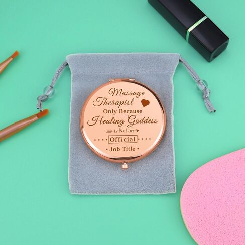 Physical Therapist Gifts PT Thank You Gifts Compact Makeup Mirror for PT Doctor Physical Therapy Appreciation Gift Physical Therapy Student Gifts Folding Makeup Mirror Birthday Retirement Gifts in Kuwait