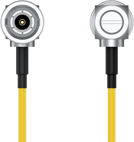 كابل Accsoon SDI، كابل HD SDI مقاس 80 سم مرن BNC بزاوية يمين لنقل الفيديو Andio لـ CineView SE/Quad/SeeMo Pro، بدون زمن انتقال، خالي من إعادة التدوير، سهل الاستخدام (أصفر) in Kuwait