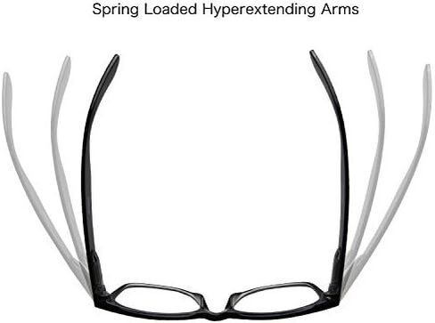 grinderPUNCH 4 Pairs Deluxe Reading Glasses Spring Hinge Stylish Readers with Rx Magnification in Saudi Arabia