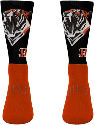 For Bare Feet NFL Men Women Team Color Logo Game Day Phenom Curve Performance Warm & Cold Weather Comfort Crew Sock in Saudi Arabia