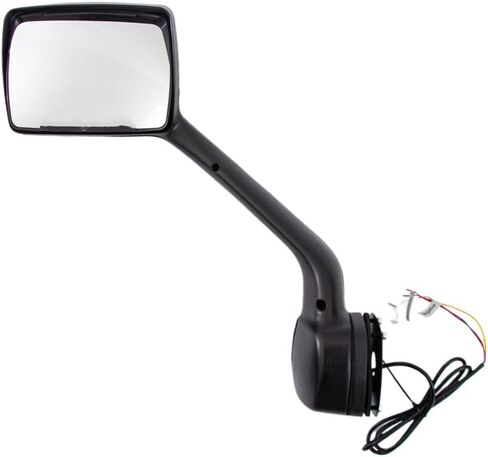 Chrome Hood Mirror Assembly with LED light Three Lines fit for Truck Kenworth T680 Driver and Passenger side One Pair no heater 2013-2019 in Kuwait