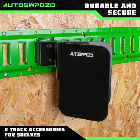 Motorcycle E-Track Wheel Chock, Mount Motorcycle, Bike and Dirt Bike in Enclosed Trailers, Trucks, and Warehouse with E-Track, Fit Tires up to 6" Wide, E Track Accessories, 1 Pack (Black) in Saudi Arabia