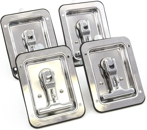 Red Hound Auto 4 Trailer Door Latch T-Handle Large Lock Stainless Keys Camper RV Truck Toolbox in Saudi Arabia