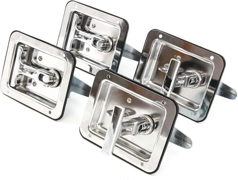 Red Hound Auto 4 Trailer Door Latch T-Handle Large Lock Stainless Keys Camper RV Truck Toolbox in Saudi Arabia